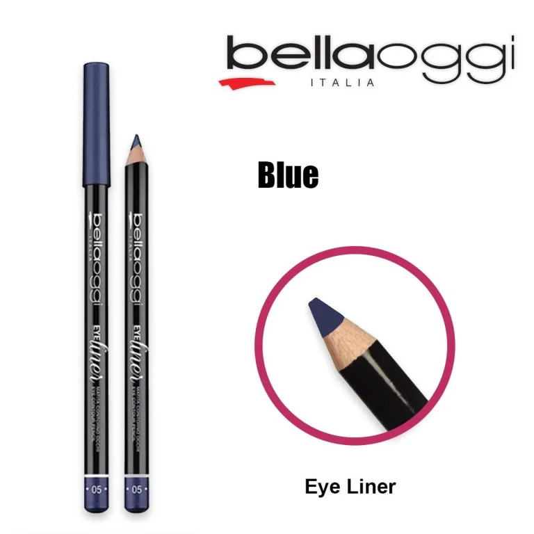 Blue eye contour pencil eyeliner