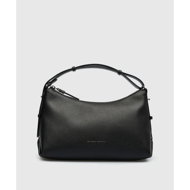 Black Leather Shoulder Bag