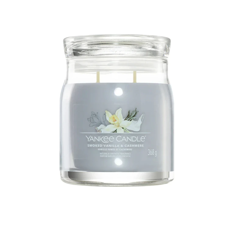 Smoked Vanilla & Cashmere Candle Signature (smoked vanilla and cashmere) - 368.0 g