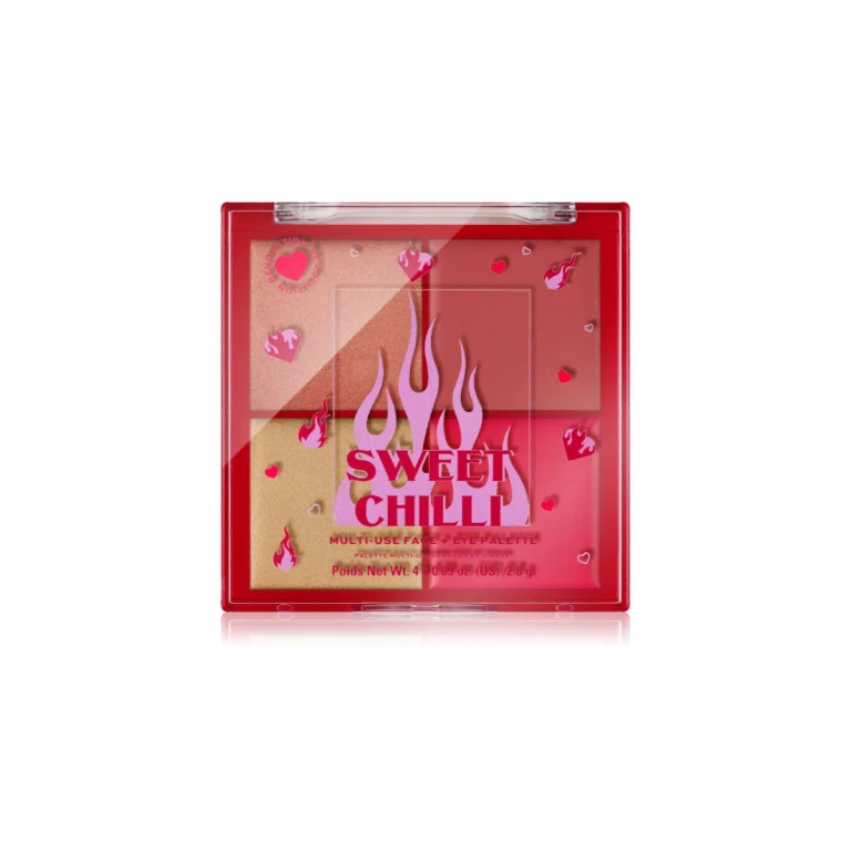 Sweet Chilli Highlighter Palette And Blush 4X0.9G
