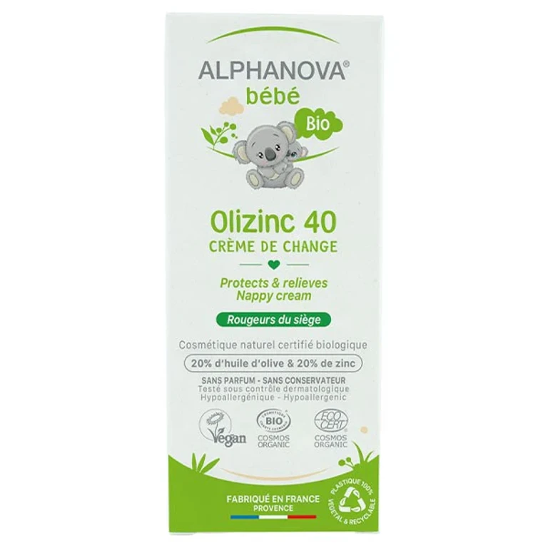 Baby Olizinc 40 Organic Changing Cream 50g