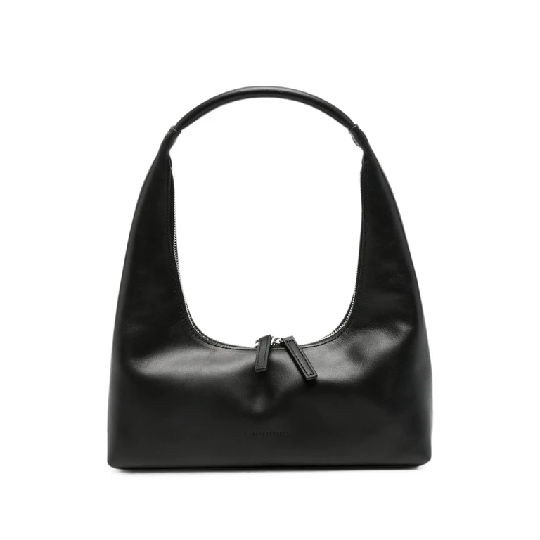 Logo-detail Leather Shoulder Bag
