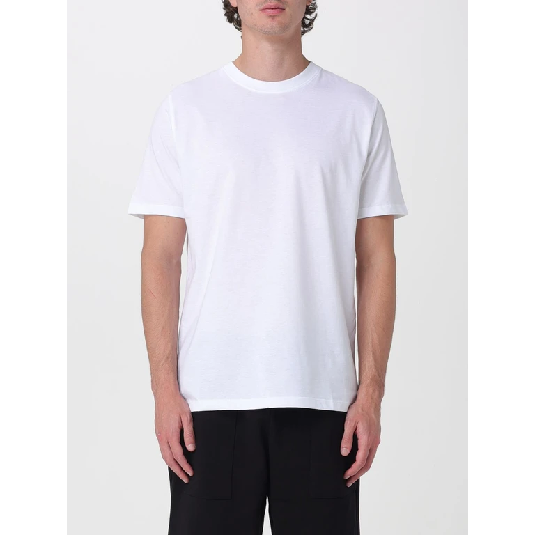 Cotton T-Shirt with Teddy Bear Graphic Print (55535BIANCO)