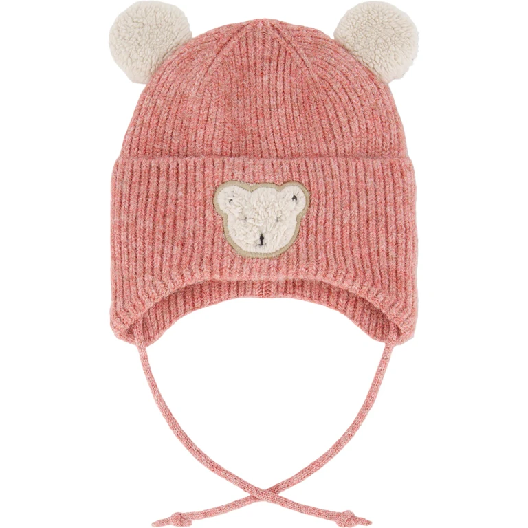 Lined Winter Knit Hat with Ear Flaps - Baby