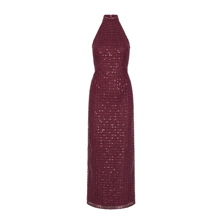 Maxi Dress Beaded Zinfandel