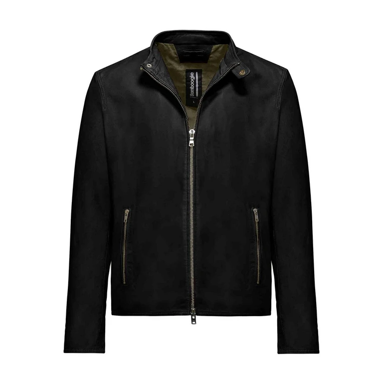 Manteau En Cuir - Noir (JMROKEPSBE490)