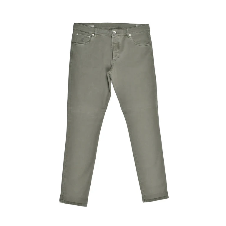 Military Green Skinny Fit Jeans