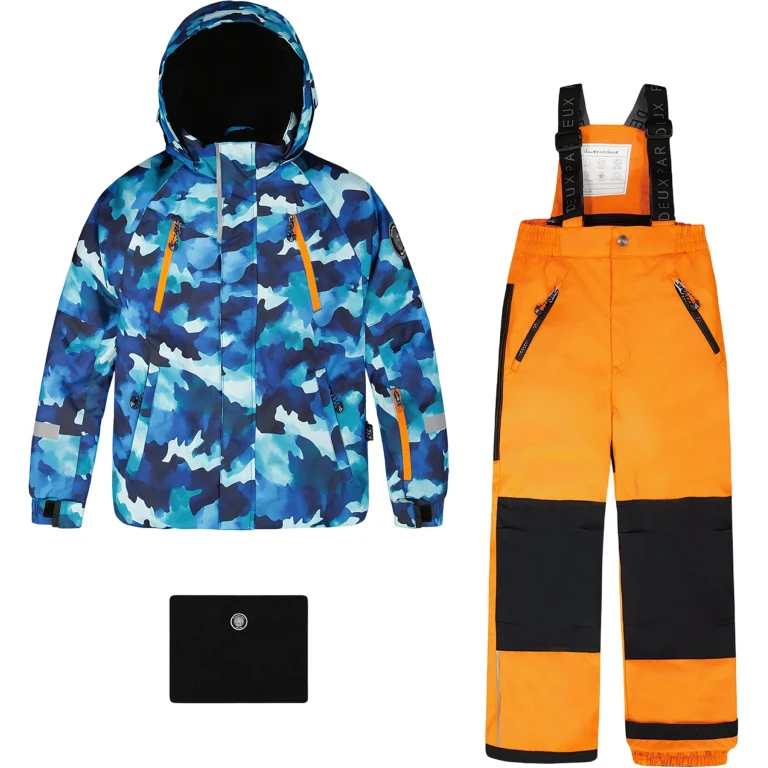 Bright Orange Play Two-Piece Snowsuit - Big Boy
