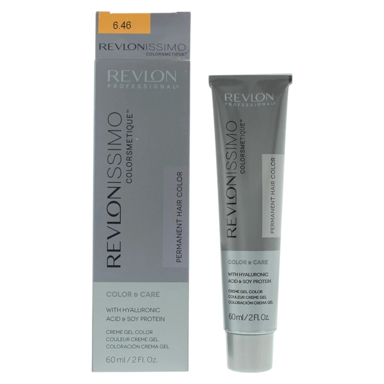 Revlonissimo Colorsmetique Permanent Hair Color 6.46 Dark Red Copper Blonde 60 ml