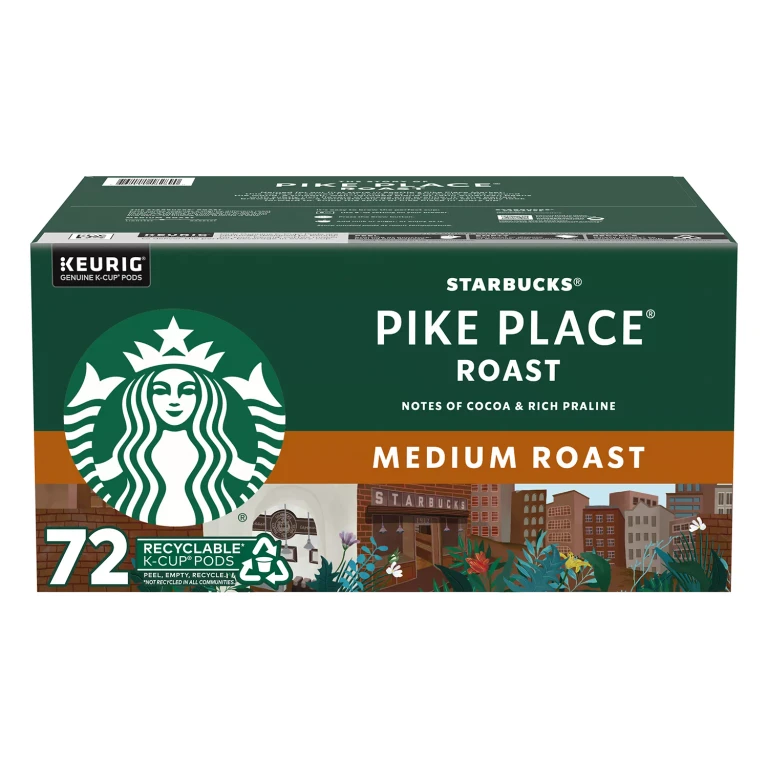 Medium Roast K-Cup Coffee Pods, Pike Place, 72 ct.