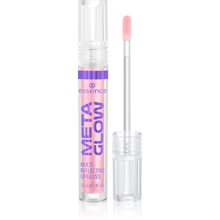 Essence Meta Glow Multi-Reflective Lip Gloss Holographic Effect Color 02 Digital Pink 3 ml