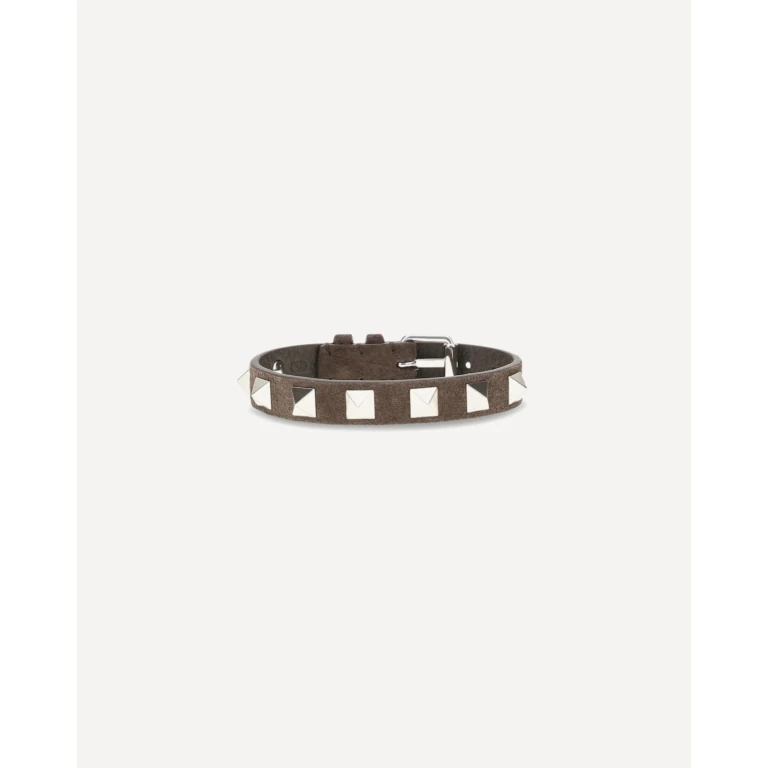 Rockstud leather Bracelet Male UNI