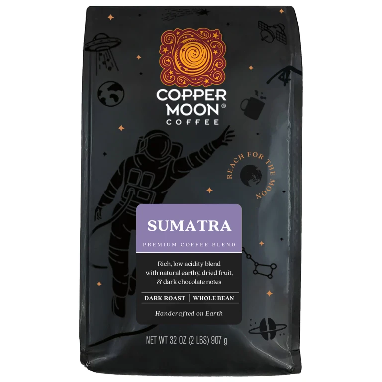 Dark Roast Whole Bean Coffee, Sumatra Blend, 32 oz.