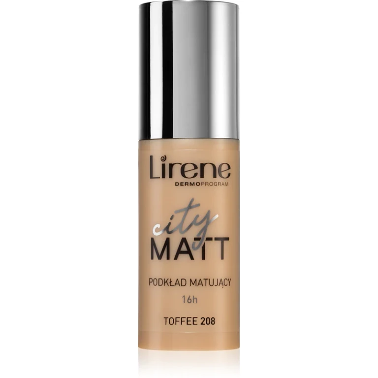City Matt Liquid Foundation Mattifying Smoothing Effect Color 208 Toffee 30 Ml
