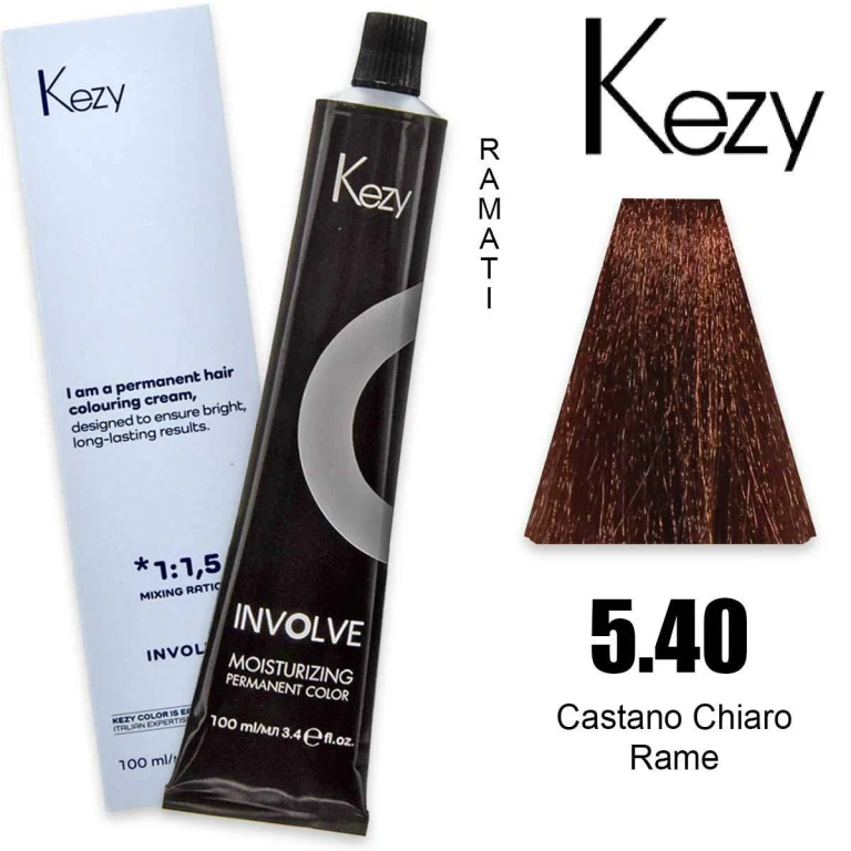 involve color 100 ml light brown copper 5,40