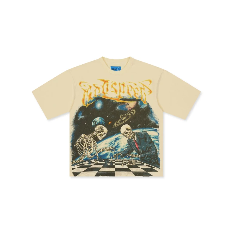 Godspeed Checkmate II Boxy Tee - Bone