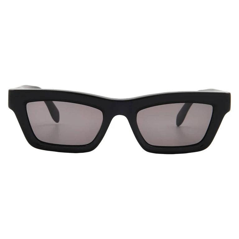 MELROSE Dark Grey Rectangular Unisex Sunglasses PERI108 1007 51
