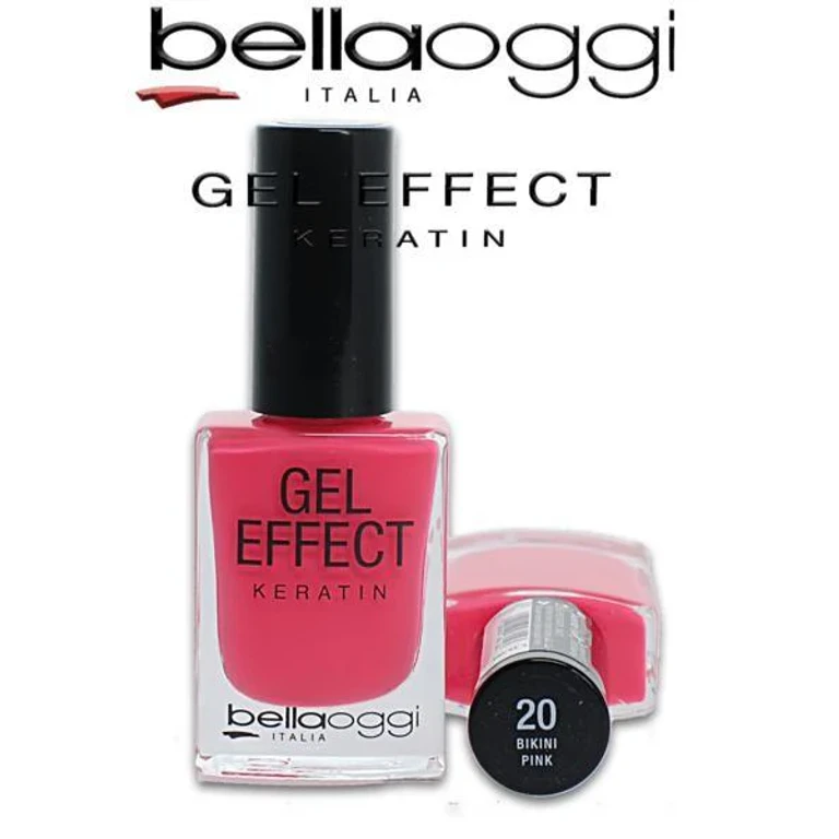 Gel-Effekt Nagellack mit Keratin 020