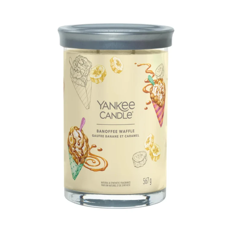 Banoffee Waffle Candle Signature (banana and caramel wafers) - 567g