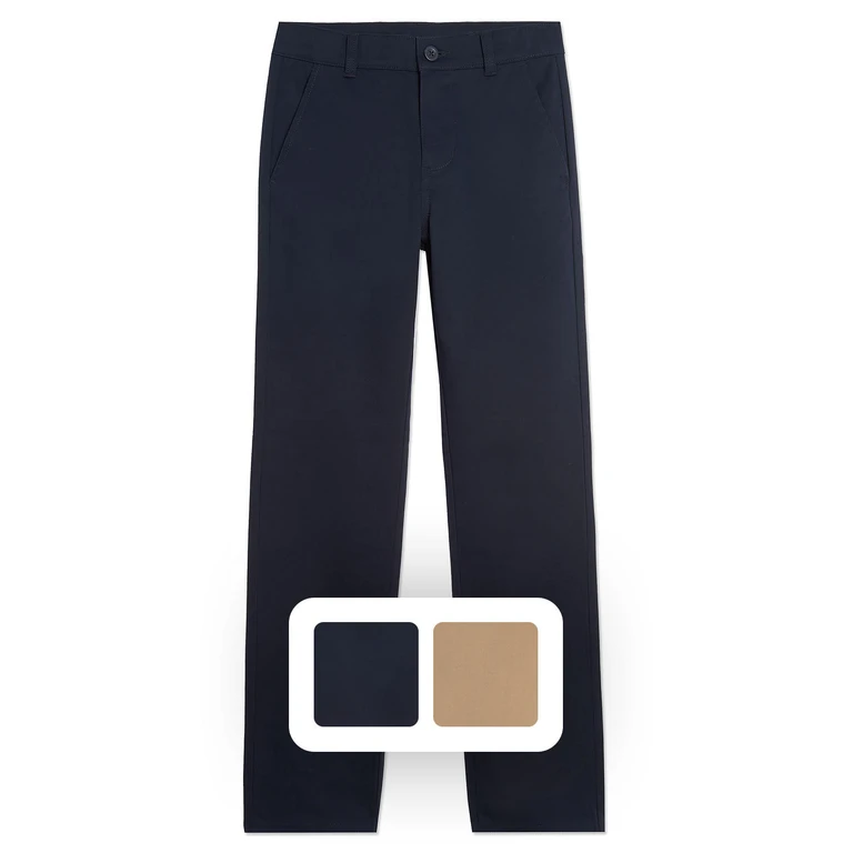 Boys Uniform Pant Navy 4:- 4, Navy