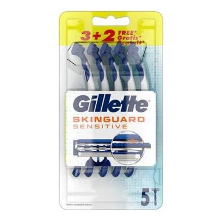Skinguard Sensitive Razors 3+2 Pieces