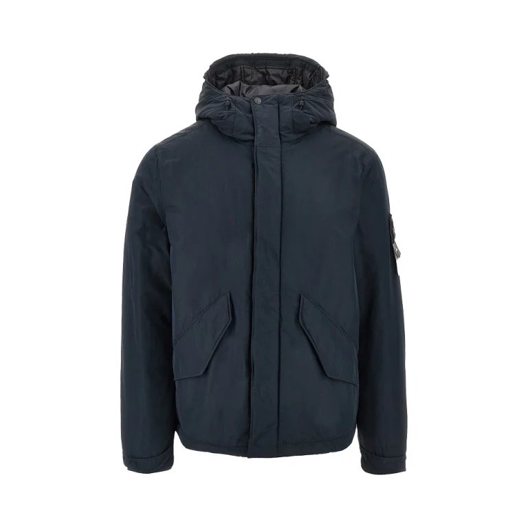 Nylon micro twill down jacket Man S