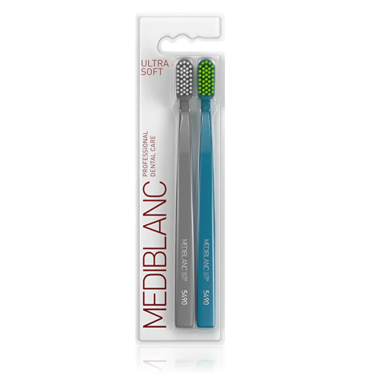 Ultra Soft Gray/Blue Toothbrush 2 Pieces
