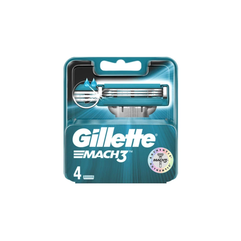 Cabezales de repuesto Gillette Mach3 (4 unidades)