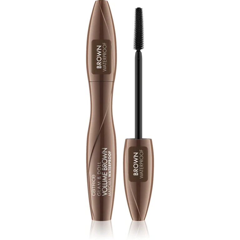 Glam & Doll Volume Brown Waterproof Lengthening and Volumizing Mascara 10 ml