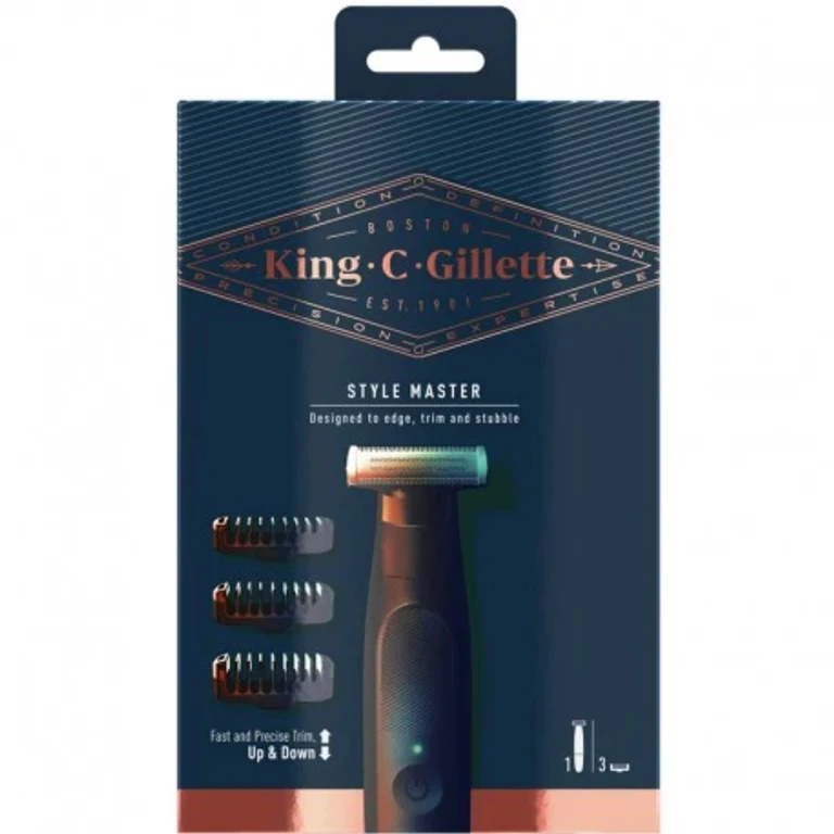 King C Gillette Style Master Trim E 3 Heads