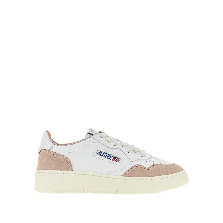 Suede and leather Medalist Low sneakers Woman 36