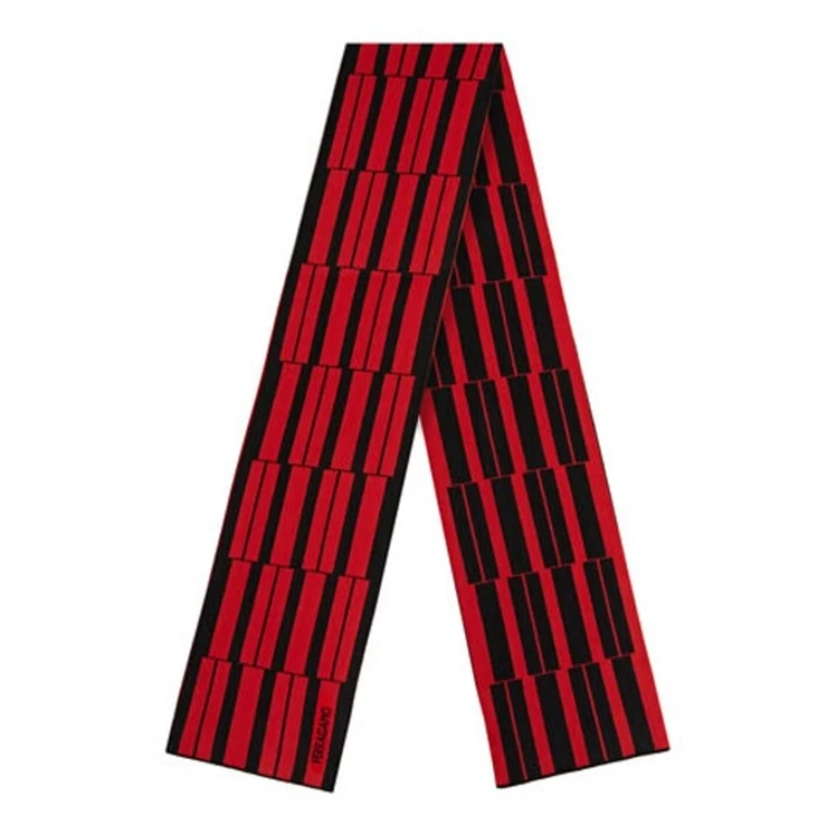 Piano Print Cashmere-Blend Scarf