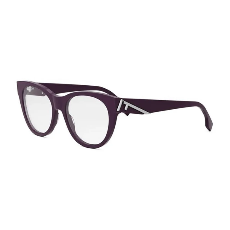 Ladies Black Round Eyeglass Frames FE50101I 081