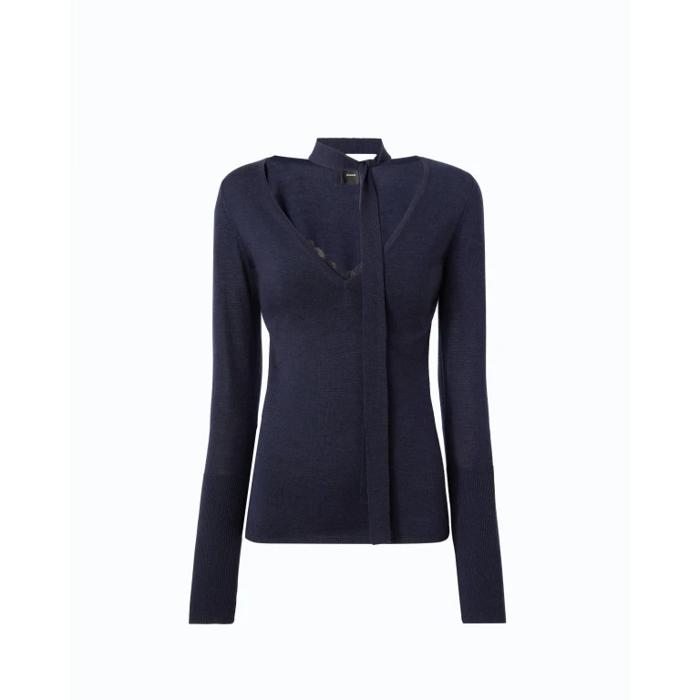 Pull PINKO Bleu