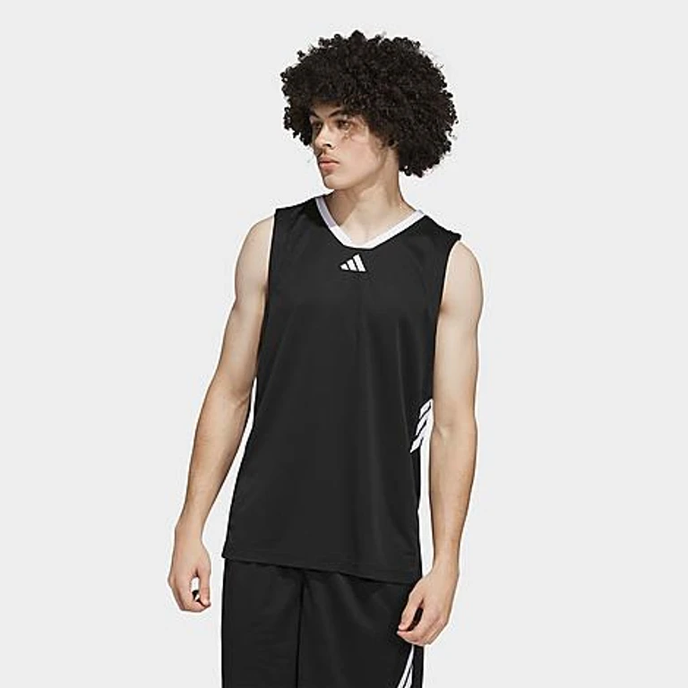 Men's Basketball Legends Tank Top in Black/White Size: Small