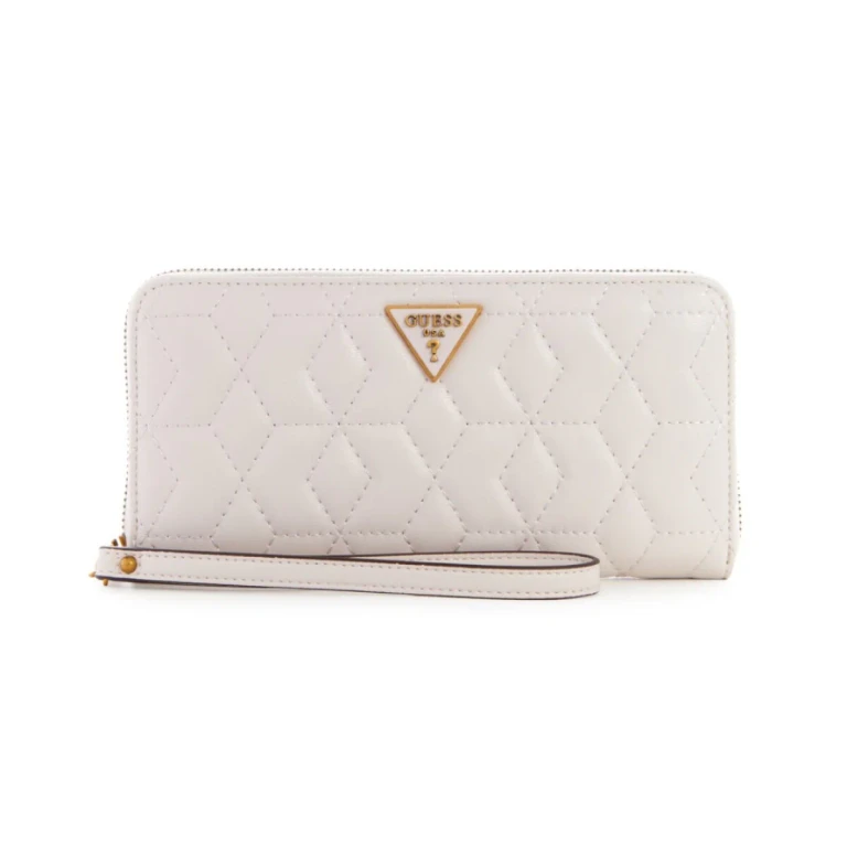 , Elenia, Fabric Wallet, SLG Large with Zipper, Stone, for Women