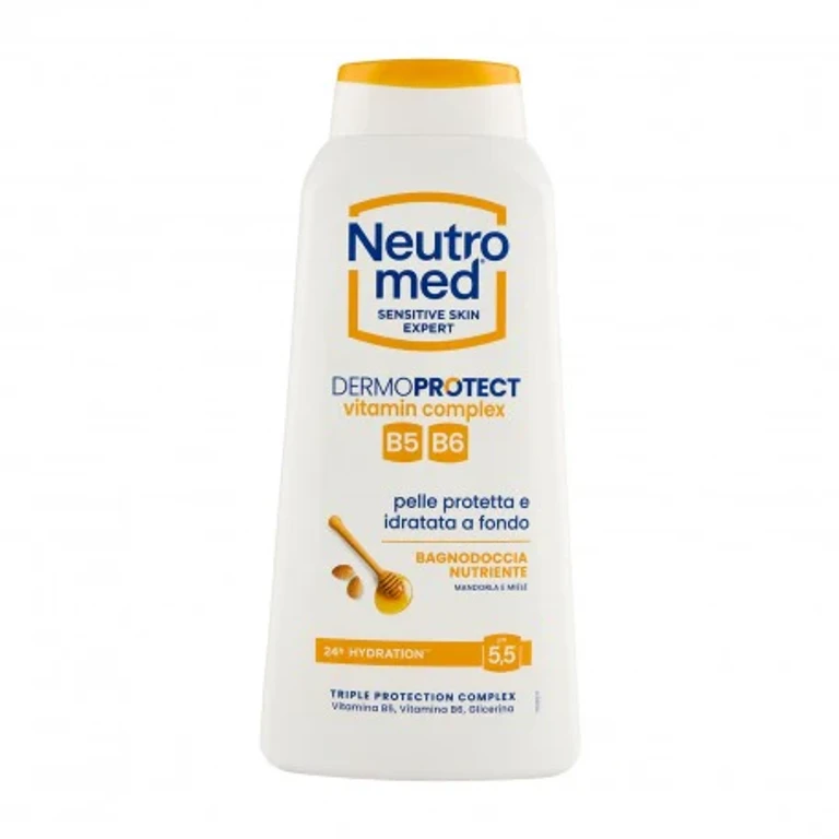 Dermoprotect Vitamin Complex - Gel de banho nutritivo de Amêndoa e Mel pH 5.5