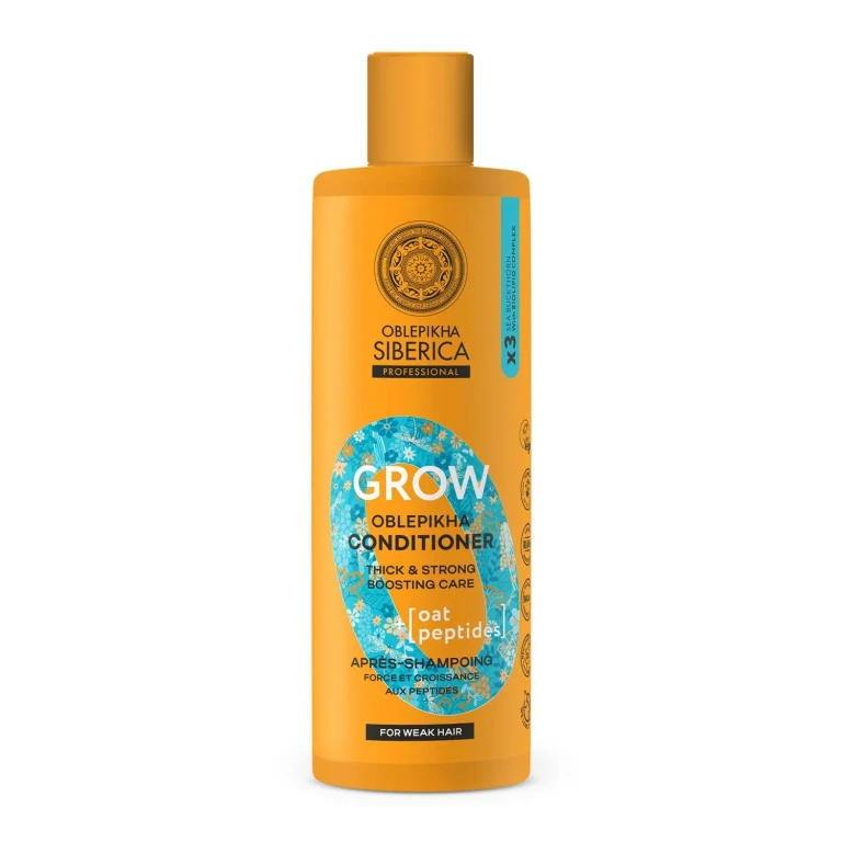 Oblepikha Grow Peptides conditioner for weak hair 400 ml