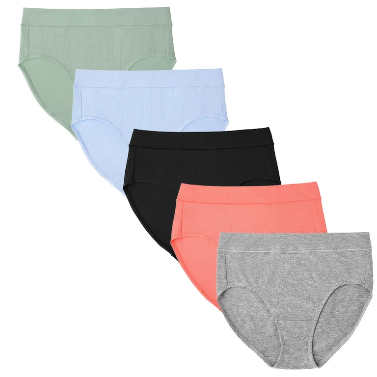 Women's 5-Pack Supersoft Cotton Brief - Brights S:- Brights, S