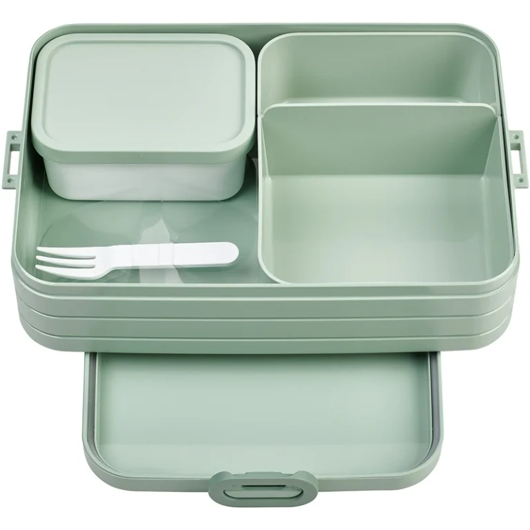 Bento Large lunch box Nordic sage color