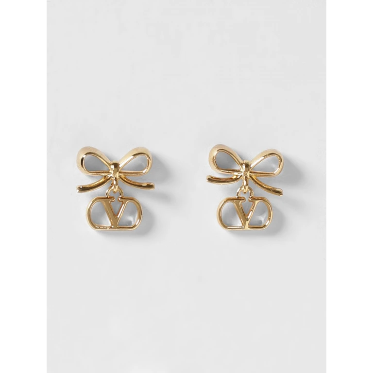 VLogo Signature Brass Earrings (8W0J0BU8METL01)