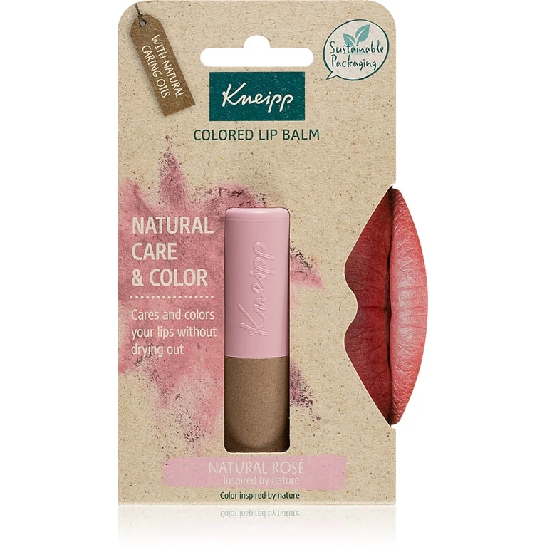 Bálsamo labial coloreado Kneipp Natural Rosé 3.5g