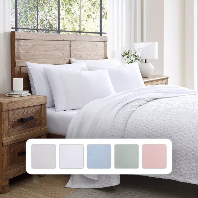 Solid Brushed Microfiber 4PC Sheet Set Twin/TwinXL, White:- White