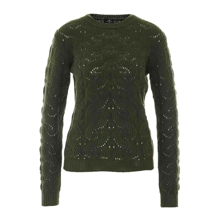 Pullover mit Rundhalsausschnitt - Grün
