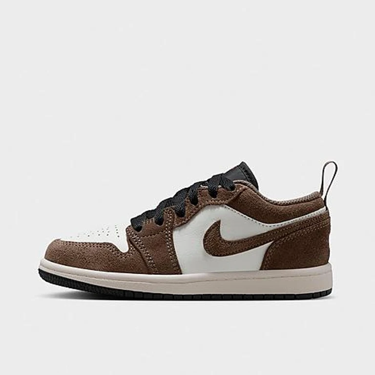 Jordan Little Kids Air Retro 1 Low OG Casual Shoes in Palomino/Phantom/Sail Size: 1.0