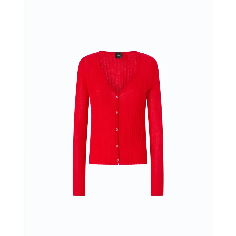 Cardigan côtelé boutonné - XS