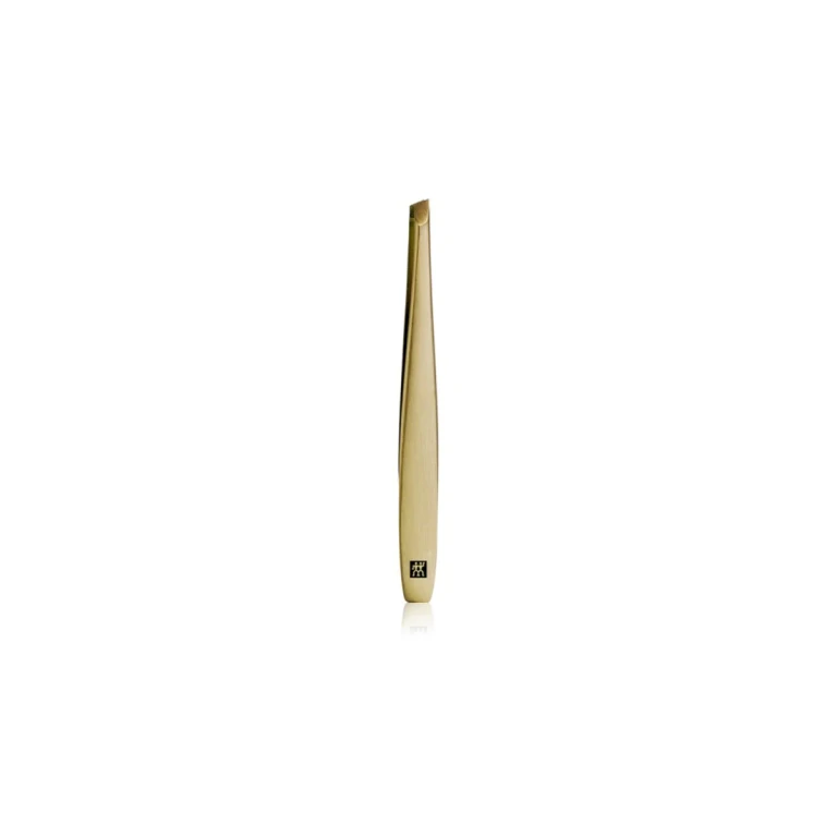 Premium Gold oblique tweezers