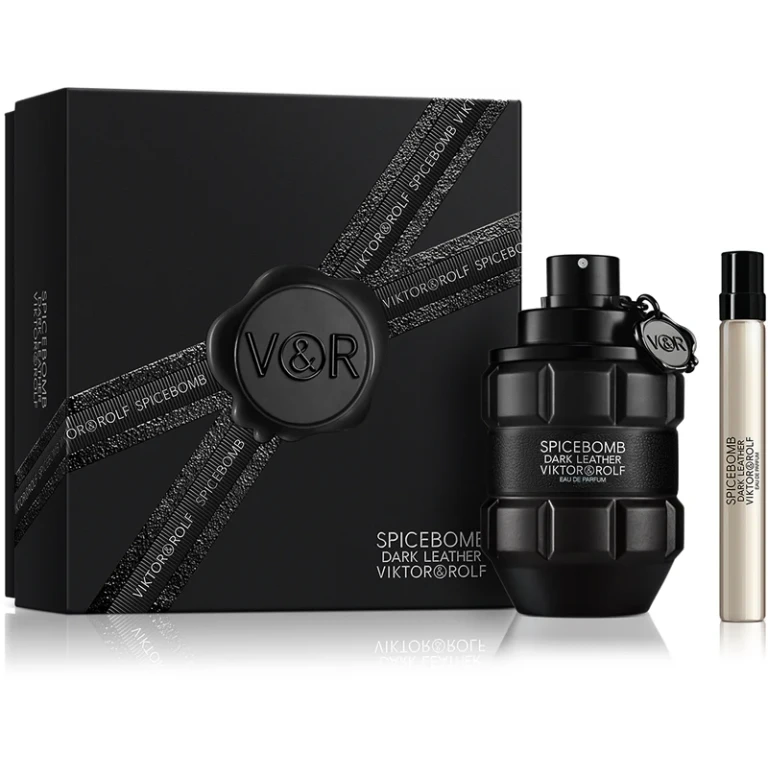 Spicebomb Dark Leather Gift Set EDP 90 ml A miniature EDP 10 ml