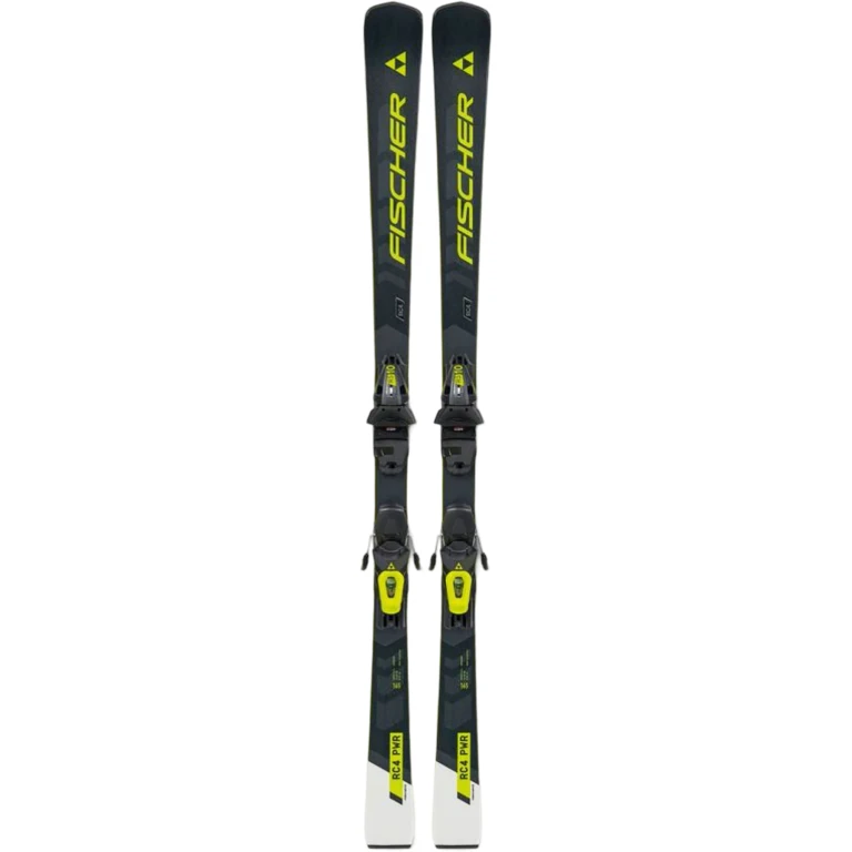 RC4 Power Twin Powerrail Skis with RS10 GW Powerrail Ski Bindings