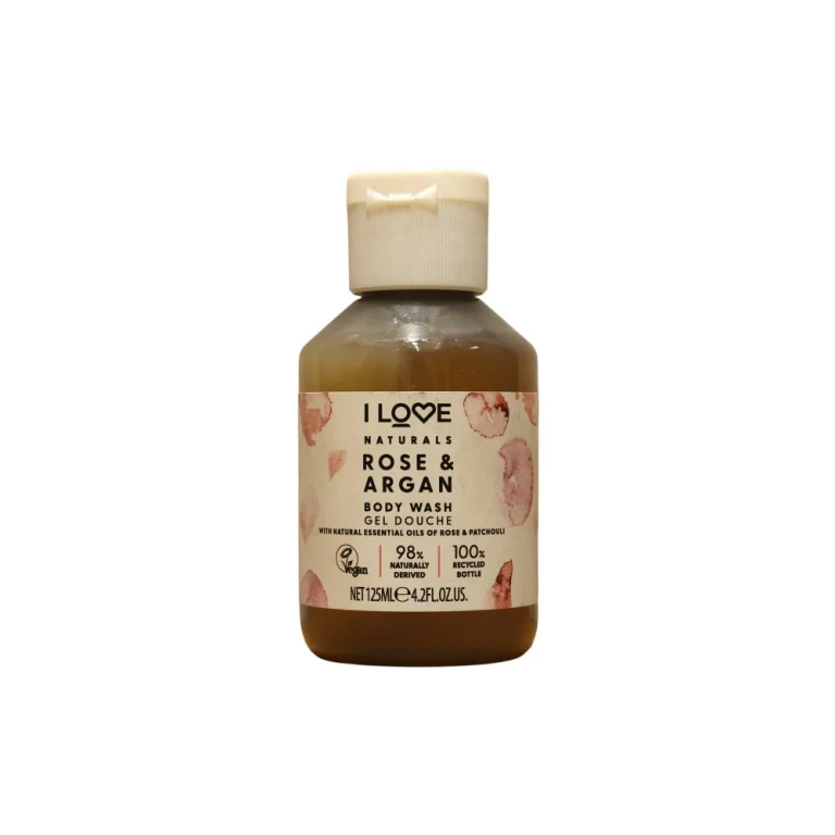 Naturals Collection Vegan Moisturizing Shower Gel Rose & Argan for All Skin Types 125ml